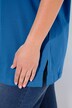T-shirt, V-hals, relaxed, korte mouw
