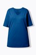T-shirt, V-hals, relaxed, korte mouw