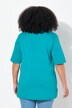 T-shirt, V-hals, relaxed, korte mouw