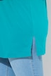 T-shirt, V-hals, relaxed, korte mouw