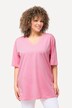 T-shirt coupe Relaxed Fit, décolleté en V et manches courtes