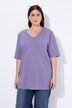 T-shirt coupe Relaxed Fit, décolleté en V et manches courtes