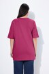 T-shirt, V-hals, relaxed, korte mouw