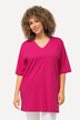 T-shirt coupe Relaxed Fit, décolleté en V et manches courtes