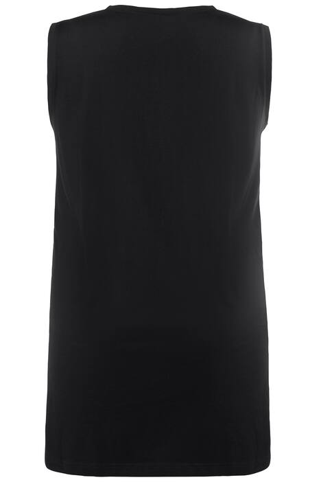 Basic-Top, V-Ausschnitt, Relaxed, reine Baumwolle