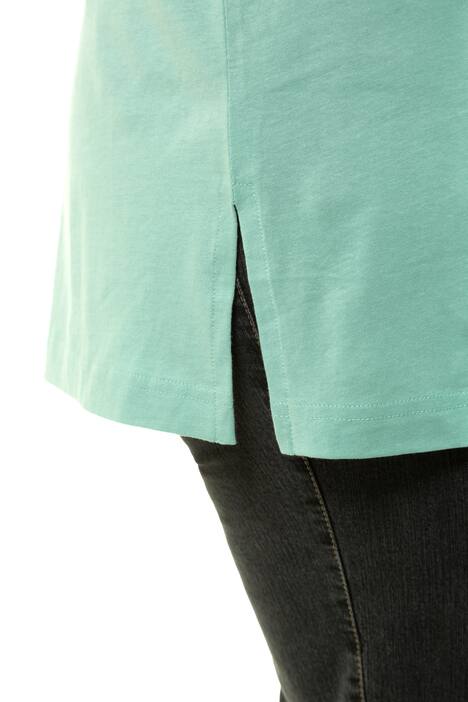 Top, relaxed, V-hals, brede bandjes zijsplitten