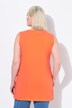 Top smanicato di cotone dalle linee morbide con scollo a V