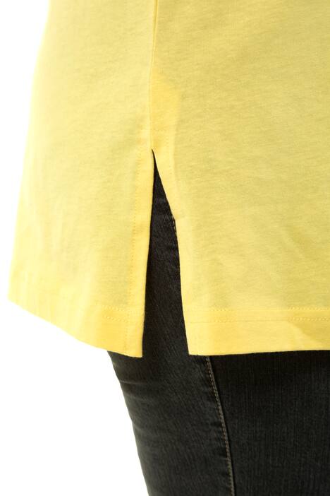 Top, relaxed, V-hals, brede bandjes zijsplitten