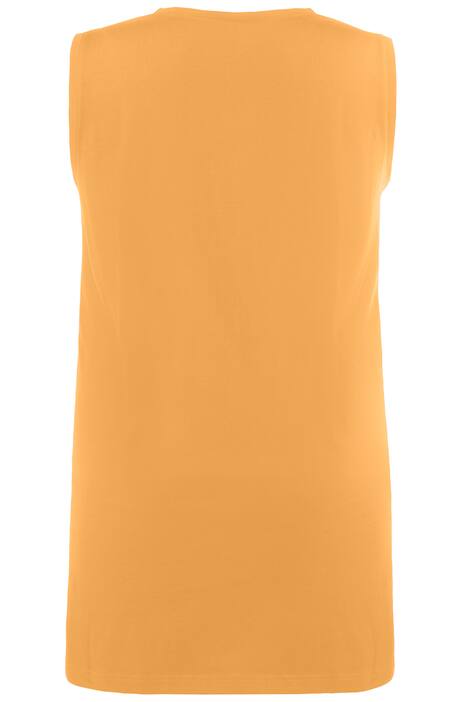 Top, relaxed, V-hals, brede bandjes zijsplitten