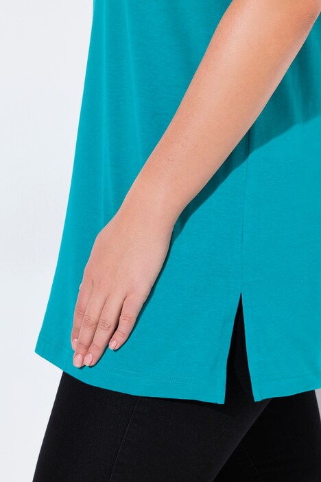 Basic V-Neck Relaxed Fit Cotton Knit Tank