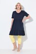 Capribroek, 7/8-lengte, elastische tailleband, tot maat 66/68
