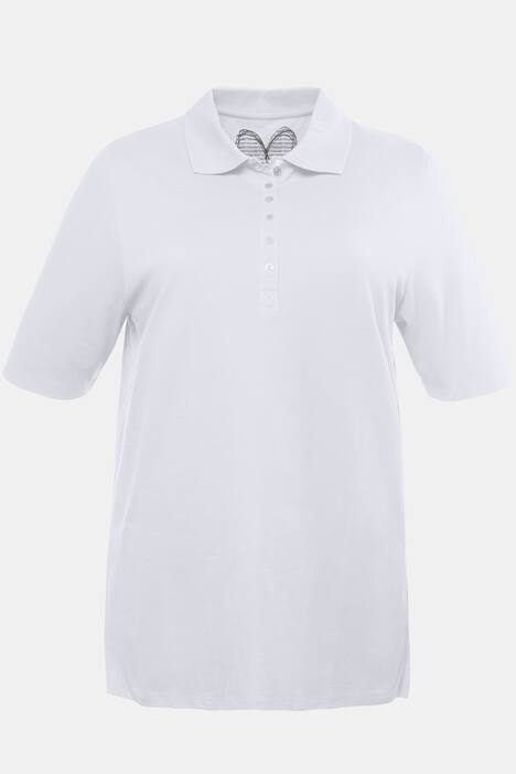 Poloshirt, Samtband-Knopfleiste, Regular, Halbarm