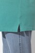 Poloshirt, piqué, polokraag, fluwelen lint-knooppas, halve mouw