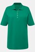 Maglia polo in piqué con abbottonatura con nastro di velluto e mezze maniche