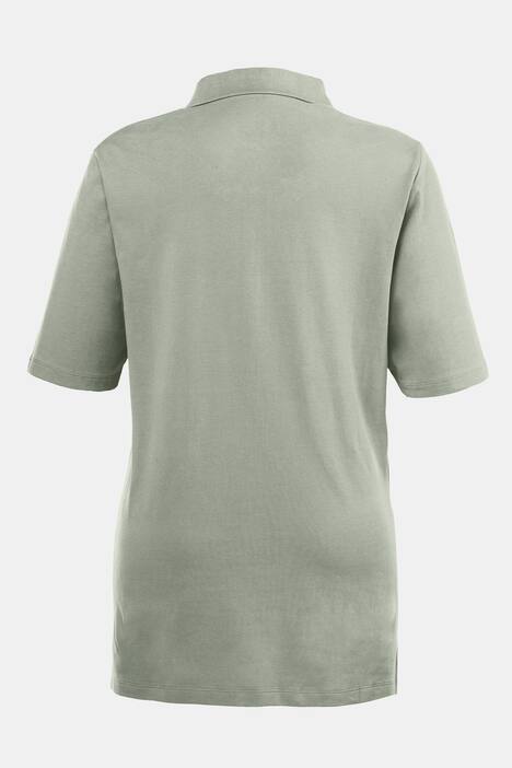 Poloshirt, Regular, Samtband-Knopfleiste, Pikeequalität