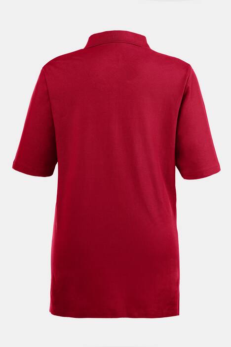 Poloshirt, Samtband-Knopfleiste, Regular, Halbarm