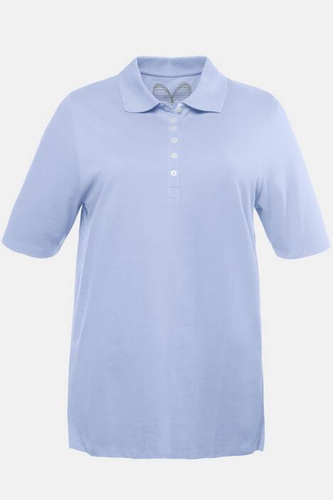 Poloshirt, Samtband-Knopfleiste, Regular, Halbarm