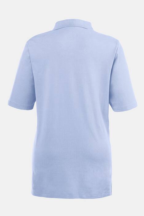Poloshirt, Samtband-Knopfleiste, Regular, Halbarm