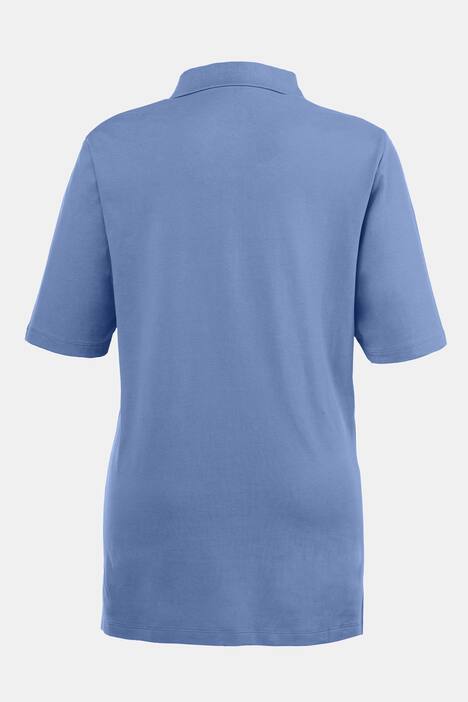 Poloshirt, Samtband-Knopfleiste, Regular, Halbarm