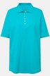 Polo en maille piquée. Patte de boutonnage en velours. Manches courtes