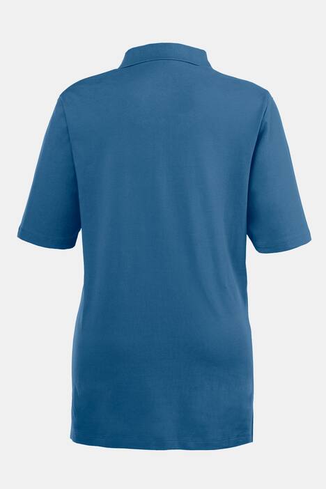 Poloshirt, Samtband-Knopfleiste, Regular, Halbarm