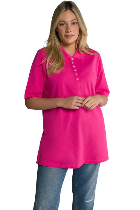 Polokošile, piké, polo límeček, sametová knoflíková léga, krátké rukávy