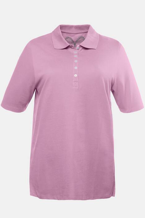 Poloshirt, Samtband-Knopfleiste, Regular, Halbarm