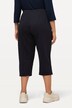 Pull On Knit Elastic Waist Pocket Crop Pants