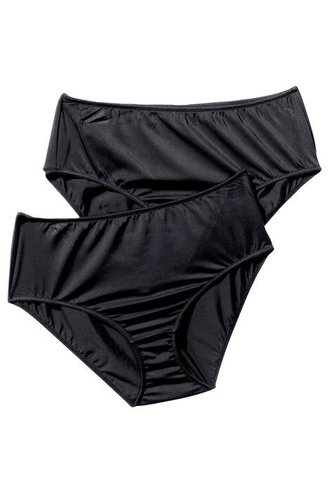 Slips, 2er-Pack, elastische Qualität, Mikrofaser