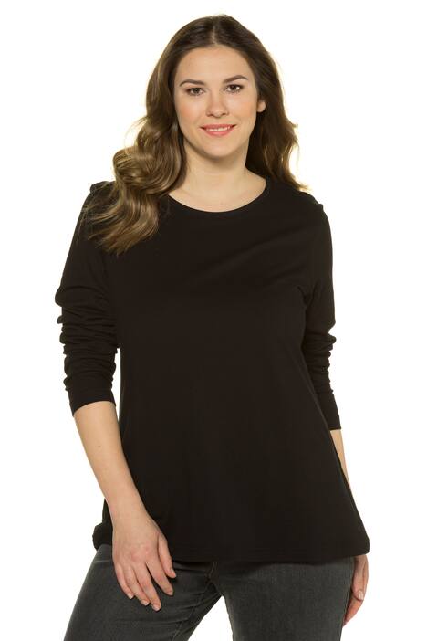 Shirt, slim fit, ronde hals
