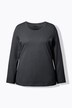 T-shirt Slim Fit, décolleté rond et manches longues
