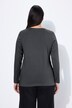 T-shirt Slim Fit, décolleté rond et manches longues