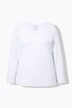 T-shirt Slim Fit, décolleté rond et manches longues