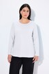 T-shirt Slim Fit, décolleté rond et manches longues