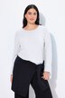 T-shirt Slim Fit, décolleté rond et manches longues