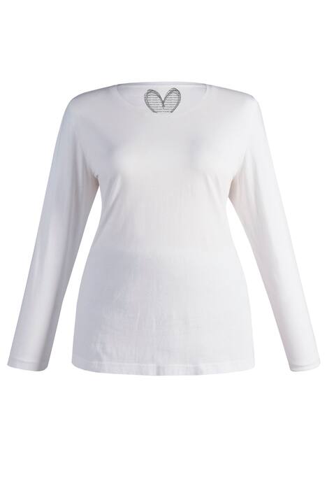Basic-Shirt, Rundhalsausschnitt, Slim, Baumwolle