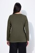 Shirt, slim, ronde hals, lange mouw