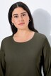 Shirt, slim, ronde hals, lange mouw