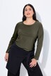 Shirt, slim, ronde hals, lange mouw