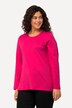 T-shirt Slim Fit, décolleté rond et manches longues