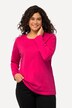T-shirt Slim Fit, décolleté rond et manches longues