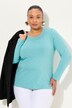 T-shirt Slim Fit, décolleté rond et manches longues