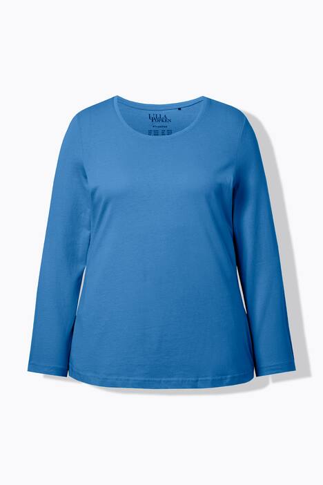 T-shirt Slim Fit, décolleté rond et manches longues