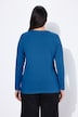 Shirt, slim, ronde hals, lange mouw