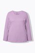 T-shirt Slim Fit, décolleté rond et manches longues