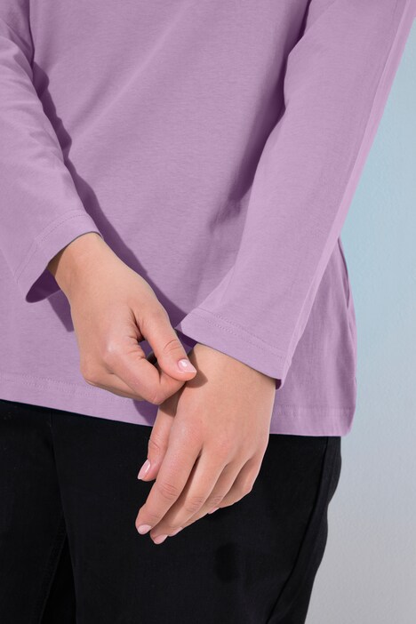 Shirt, Slim, Rundhalsausschnitt, Langarm