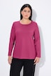 Shirt, slim, ronde hals, lange mouw