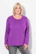 Shirt, Slim, Rundhalsausschnitt, Langarm