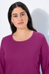 Shirt, Slim, Rundhalsausschnitt, Langarm