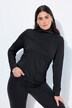 T-shirt coupe Slim Fit, manches longues et col roulé